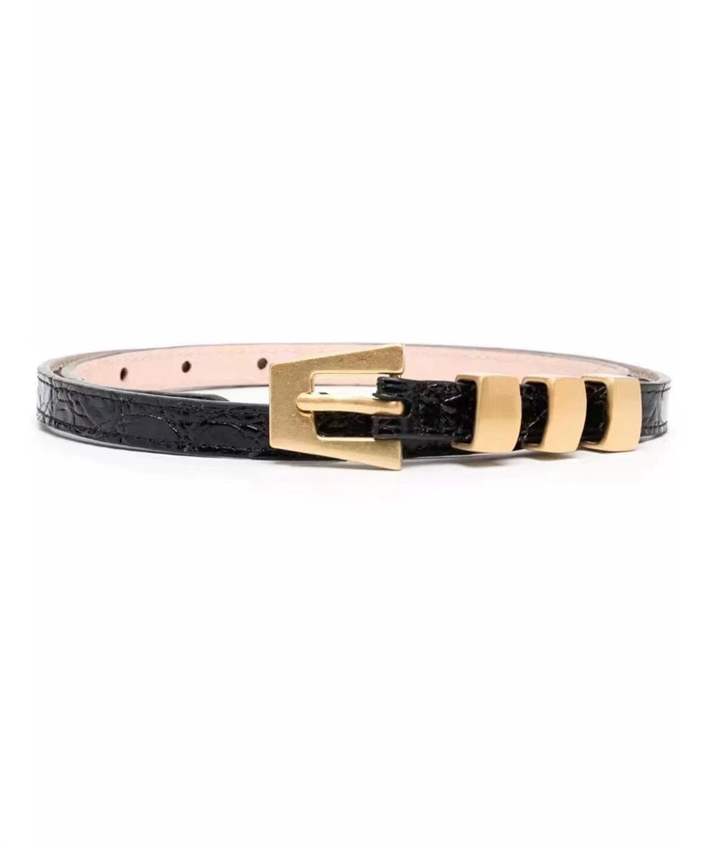 Sleek Sophistication Genuine Leather Ladies Waist Belt Sleek Sophistication Genuine Leather Ladies Waist Belt
