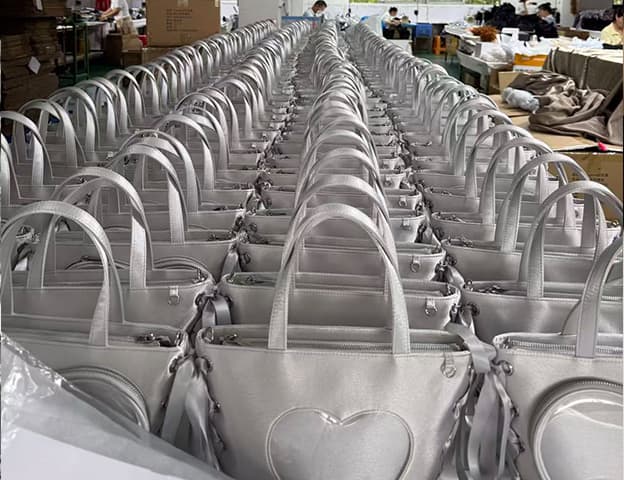 Customized leather goods production workshop