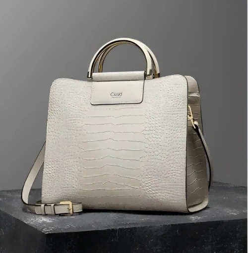 Crocodile pattern women's handbag video