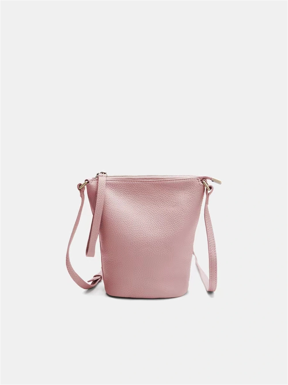 Leather Mini Bucket Simple Lightweight Mobile Phon