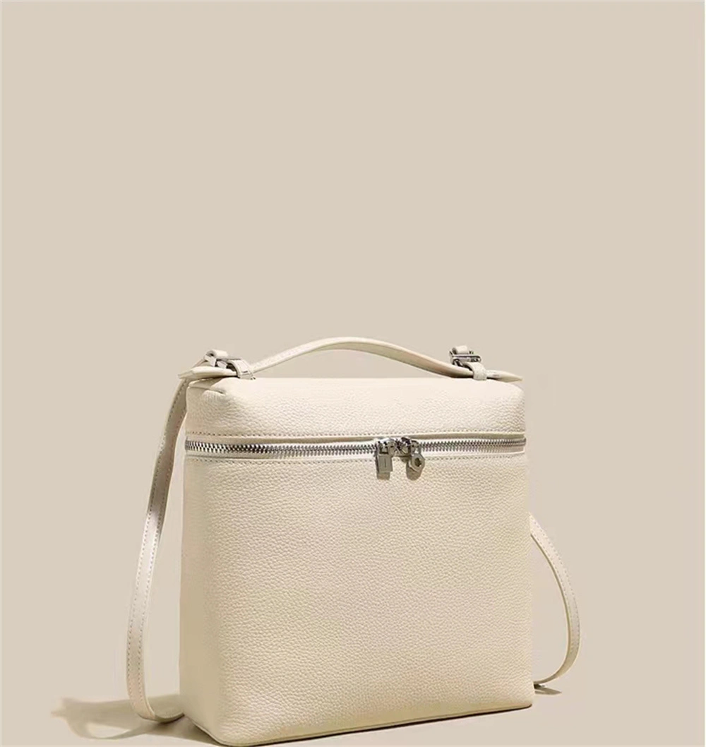 Ladies Leather Minimalist Casual All-Match Backpac