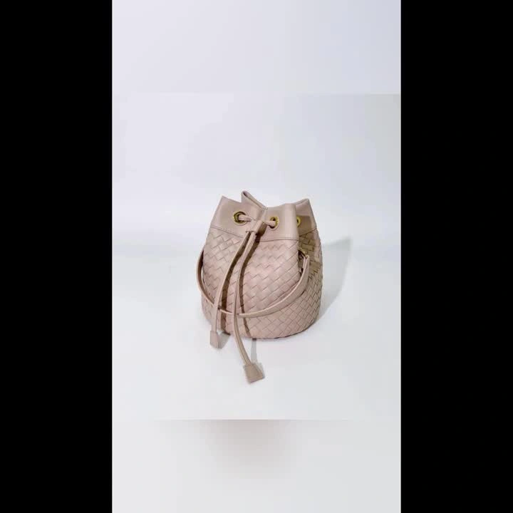 Chain-Embellished Genuine Leather Women's Clutch