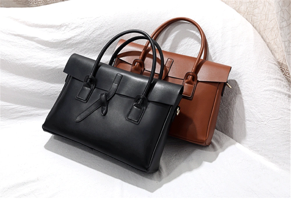 Genuine Leather Stylish Business Handbag