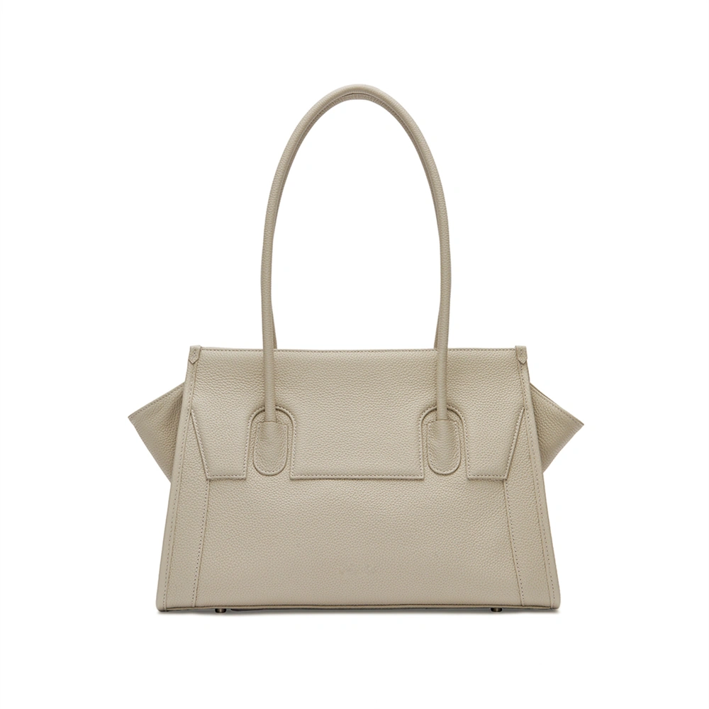 Cowhide Large Capacity Tote Shoulder Underarm Wing