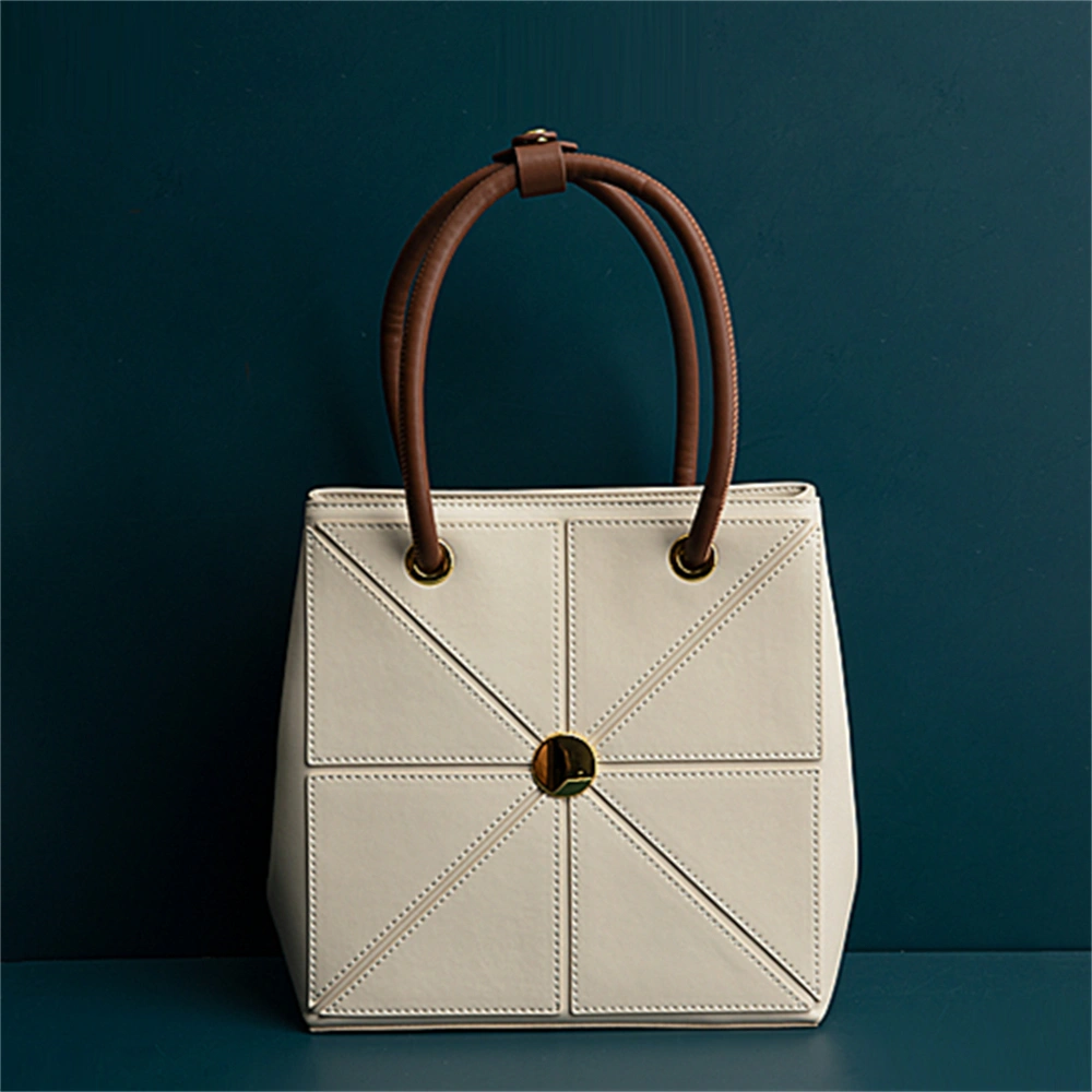 Stylish and Sophisticated Leather Commuter Bucket