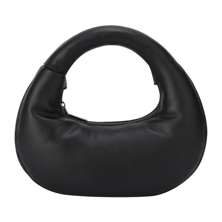 Ladies' Genuine Leather Fan-shaped Handbag